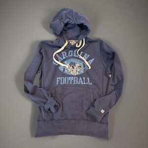 Vintage Tailgate Hoodie Blue UNC Carolina Tar Heels Small